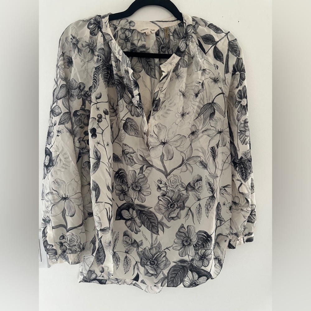 Rebecca Taylor Silk Top - Picture 3 of 8